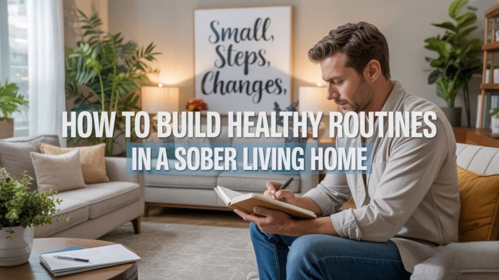 How to Build Healthy Routines in a Sober Living Home