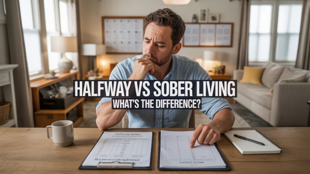 Halfway House vs. Sober Living Home: Key Differences Explained