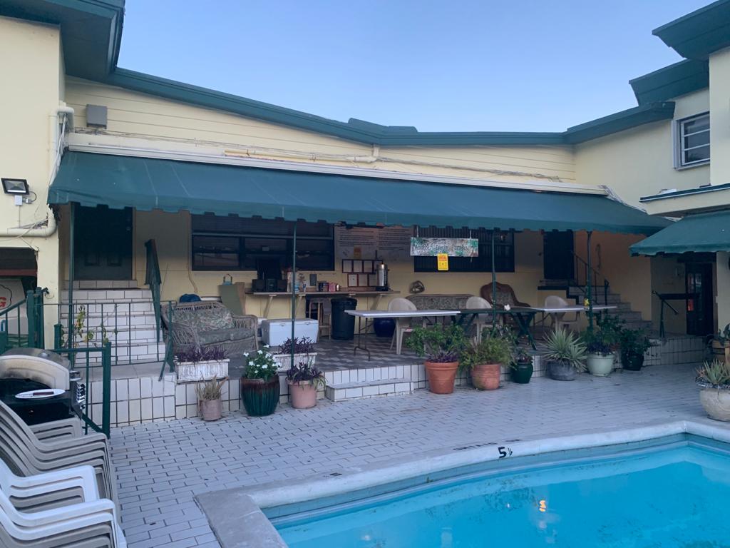 Outdoor Pool Area at a Sober House