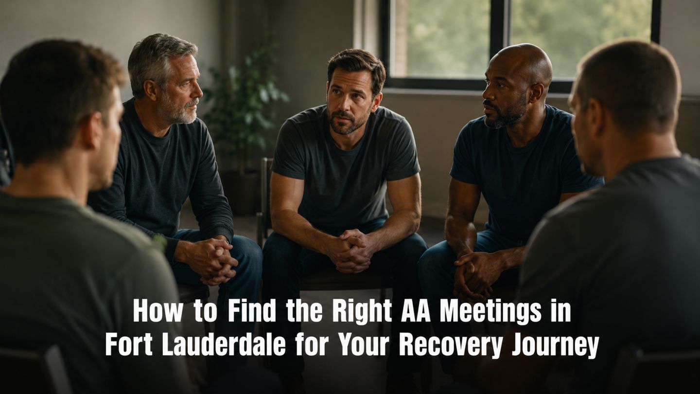 How to Find the Right AA Meetings in Fort Lauderdale for Your Recovery Journey