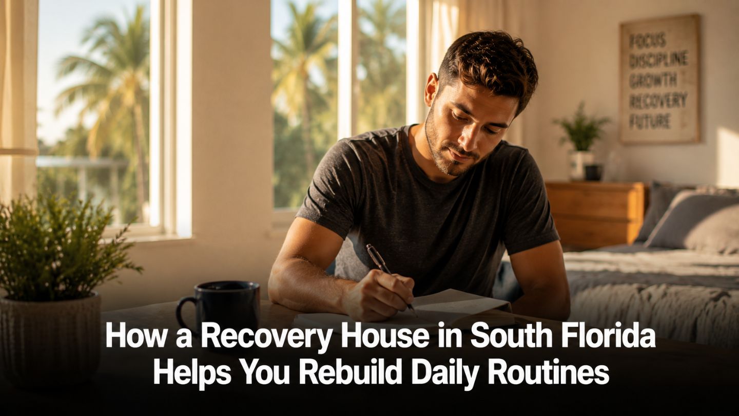 How a Recovery House in South Florida Helps You Rebuild Daily Routines