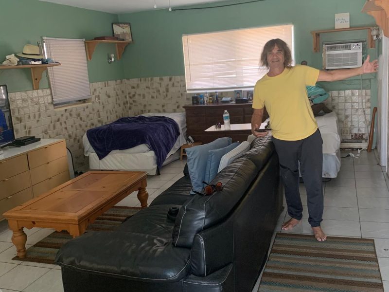 Man Inside Sober Living Home