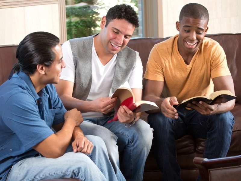 Men Sharing Support In Sober Living
